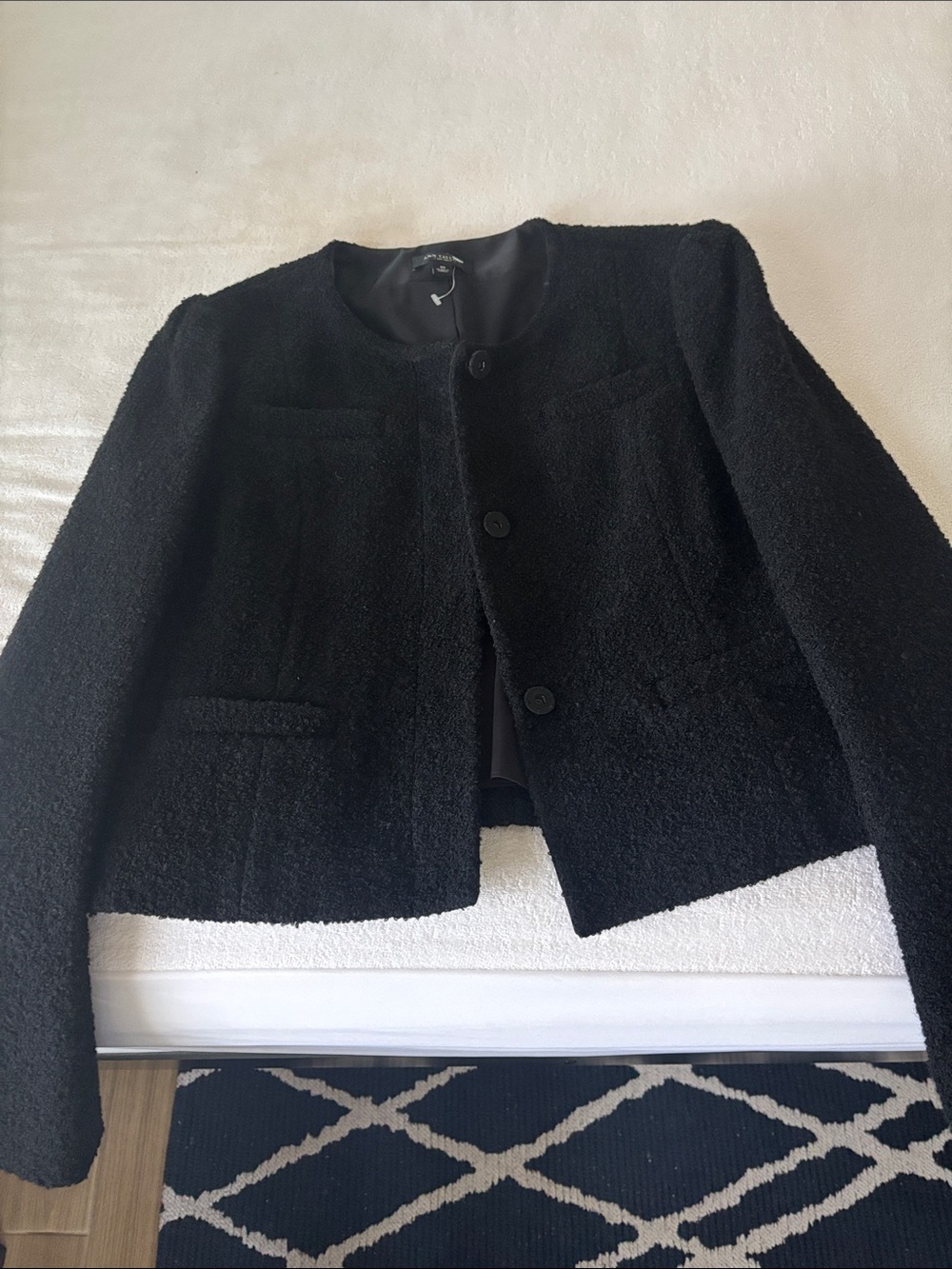 Ann Taylor blazer Boucle Tweed